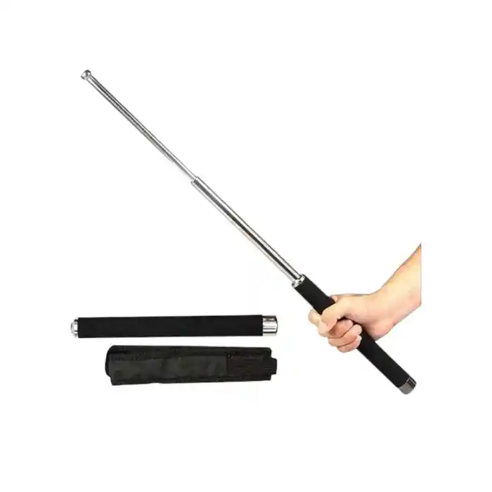 Metal Extendable Self-Defense Stick With Bag